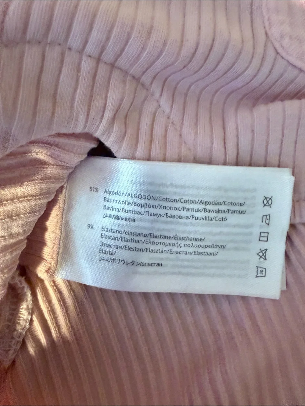 Mayoral Pink Ribbed Baby Overall Romper